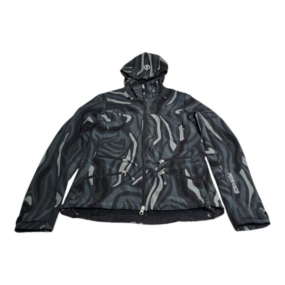 Bogner Fire + Ice Amiante‎ Womens Soft Shell Casual Jacket Outdoor Sz M Abstract